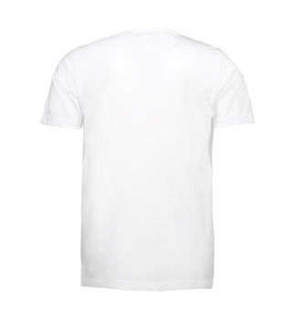 T-TIME Herren T-Shirt | V-Ausschnitt ~ wei L