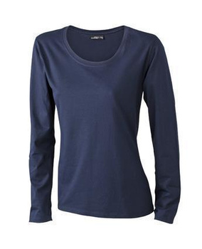 Damen Langarm T-Shirt ~ navy XL