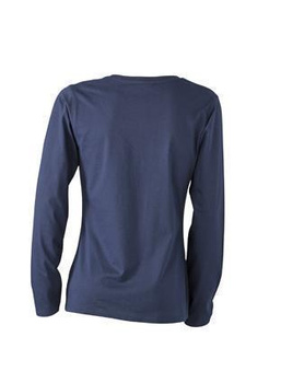 Damen Langarm T-Shirt ~ navy 3XL
