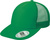 5 Panel Mesh Cap mit flachem Schild ~ grün