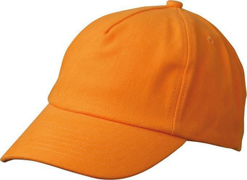 Trendiges Kinder Cap mit groem Schild ~ orange