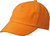 Trendiges Kinder Cap mit großem Schild ~ orange