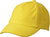 Trendiges Kinder Cap mit großem Schild ~ gelb
