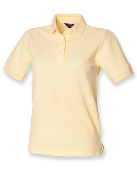 Damen Poloshirt Pique 65/35 ~ hellgelb XS