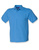 Herren Poloshirt Pique 65/35 ~ Mid blau L
