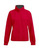 Damen Double Fleece Jacke von Promodoro ~ rot/hellgrau (Solid) XS