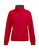 Damen Double Fleece Jacke von Promodoro ~ rot/hellgrau (Solid) XL