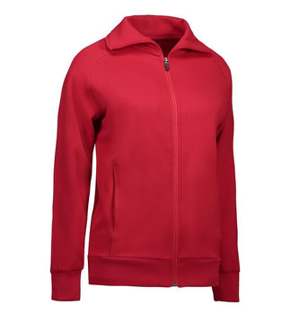 Damen Sweatshirtjacke ~ Rot XL