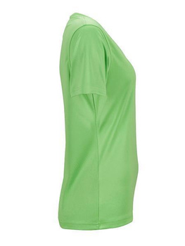 Damen Funktionsshirt mit V-Ausschnitt ~ limegrn XL