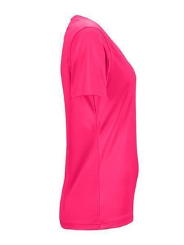 Damen Funktionsshirt mit V-Ausschnitt ~ pink L