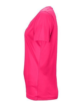 Damen Funktionsshirt mit V-Ausschnitt ~ pink 3XL