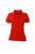 Damen Polohemd in Piqué-Qualität ~ tomatenrot/weiß XL