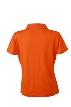 Damen Funktions Poloshirt ~ orange L
