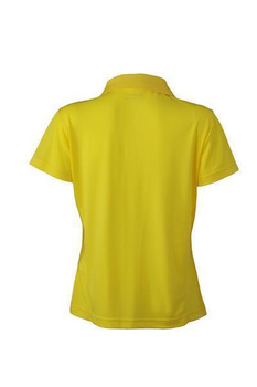 Damen Funktions Poloshirt ~ gelb M