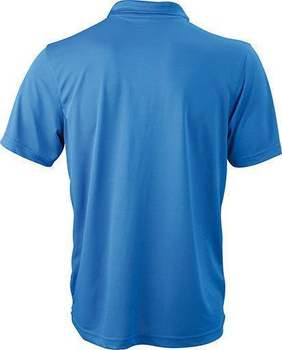 Herren Funktions Poloshirt ~ azurblau XL