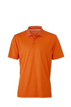 Herren Funktions Poloshirt ~ orange XL