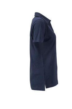 Damen Poloshirt Trachtenlook ~ navy/rot-wei S