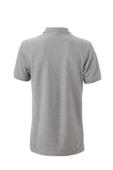 Herren Arbeits-Poloshirt ~ grau-heather XL