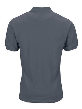 Herren Arbeits-Poloshirt mit Brusttasche ~ carbon-grau S