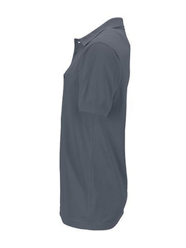 Herren Arbeits-Poloshirt mit Brusttasche ~ carbon-grau L