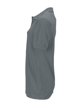 Herren Arbeits-Poloshirt mit Brusttasche ~ dunkelgrau XL