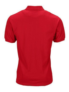 Herren Arbeits-Poloshirt mit Brusttasche ~ rot 4XL
