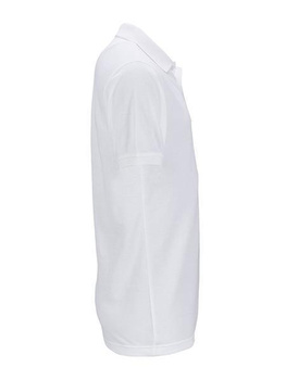 Herren Arbeits-Poloshirt mit Brusttasche ~ wei XL