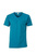 Herren Slim Fit V-Neck T-Shirt ~ caribbean-blau L
