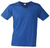 Herren Slim Fit V-Neck T-Shirt ~ royal XL