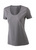 Damen Stretch Round T-Shirt ~ charcoal S