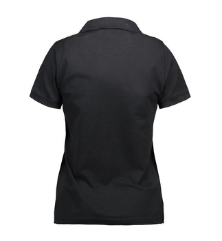 Piqué Damen Poloshirt ~ Schwarz XL