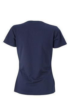 Damen Slim Fit V-Neck T-Shirt ~ navy L