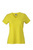 Damen Slim Fit V-Neck T-Shirt ~ gelb S