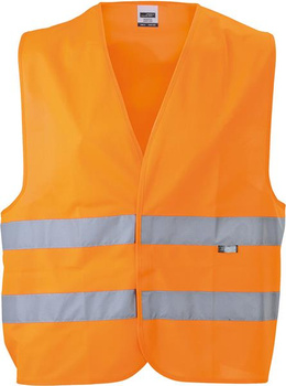 Sicherheitsweste im Beutel ~ fluorescent-orange one size