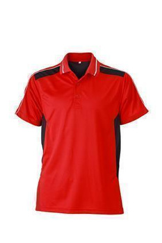 Craftsmen Poloshirt ~ rot/schwarz XL