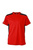 Funktions T-Shirt von James&Nicholson ~ rot/schwarz 6XL