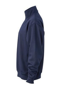 Arbeits Sweatshirt mit Zip ~ navy XS