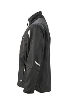 Workwear Softshell Jacket ~ schwarz/schwarz 6XL