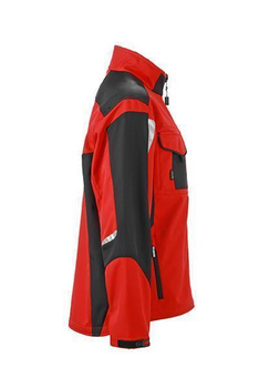 Workwear Softshell Jacket ~ rot/schwarz 6XL