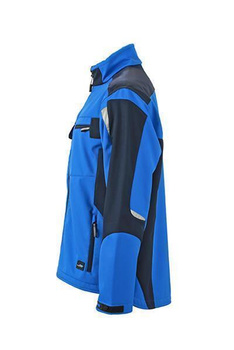 Workwear Softshell Jacket ~ royal/navy 4XL