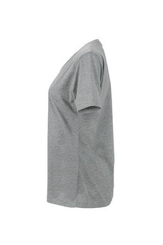 Damen Arbeits T-Shirt ~ grau-heather XL