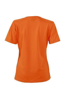 Damen Arbeits T-Shirt ~ orange M