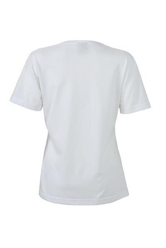 Damen Arbeits T-Shirt ~ wei 3XL
