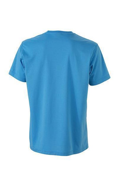 Herren Arbeits T-Shirt ~ wasserblau XS