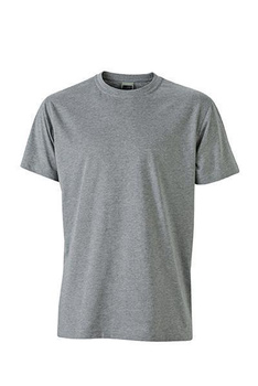 Herren Arbeits T-Shirt ~ grau-heather 6XL