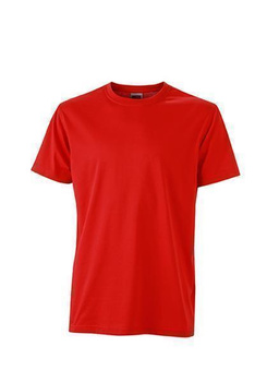 Herren Arbeits T-Shirt ~ rot 6XL
