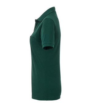 Damen Arbeits-Poloshirt mit Brusttasche ~ dunkelgrn 3XL