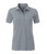 Damen Arbeits-Poloshirt mit Brusttasche ~ grau-heather 4XL