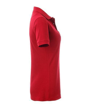 Damen Arbeits-Poloshirt mit Brusttasche ~ rot XS