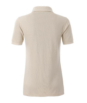 Damen Arbeits-Poloshirt mit Brusttasche ~ steingrau XL